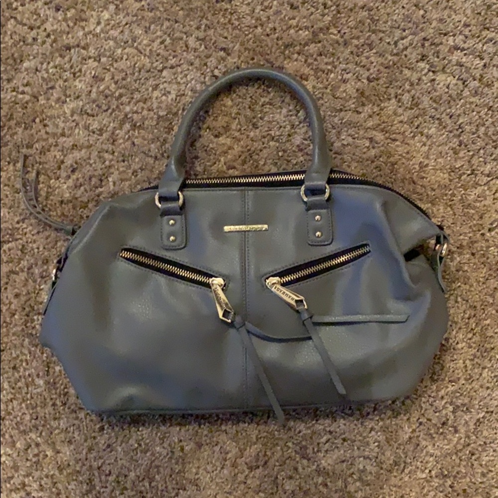 grey purse